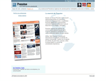 Tablet Screenshot of presston.com